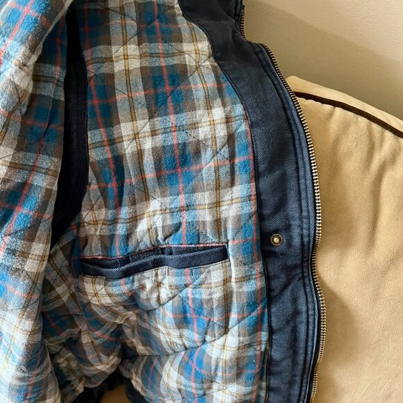 Duluth Trading Co  Men's Fire Hose Flannel-Lined Hooded Vest.3XL - Picture 7 of 10